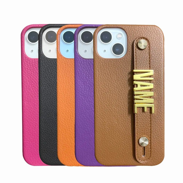 Customizable Letter Name Wristband Phone Case