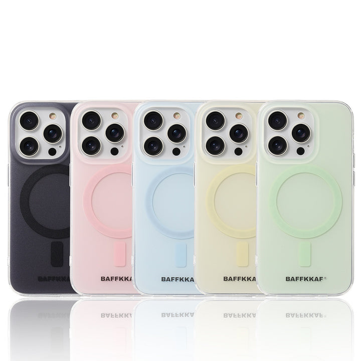 Macaron kleur magnetische drop-resistente 12 siliconen telefoonhoes