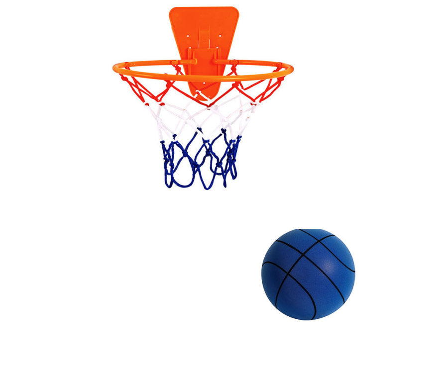 Hiljainen korkea tiheys vaahtourheilupallo sisätiloissa mykistys koripallo pehmeä elastinen pallo Lapset urheilu lelut pelit