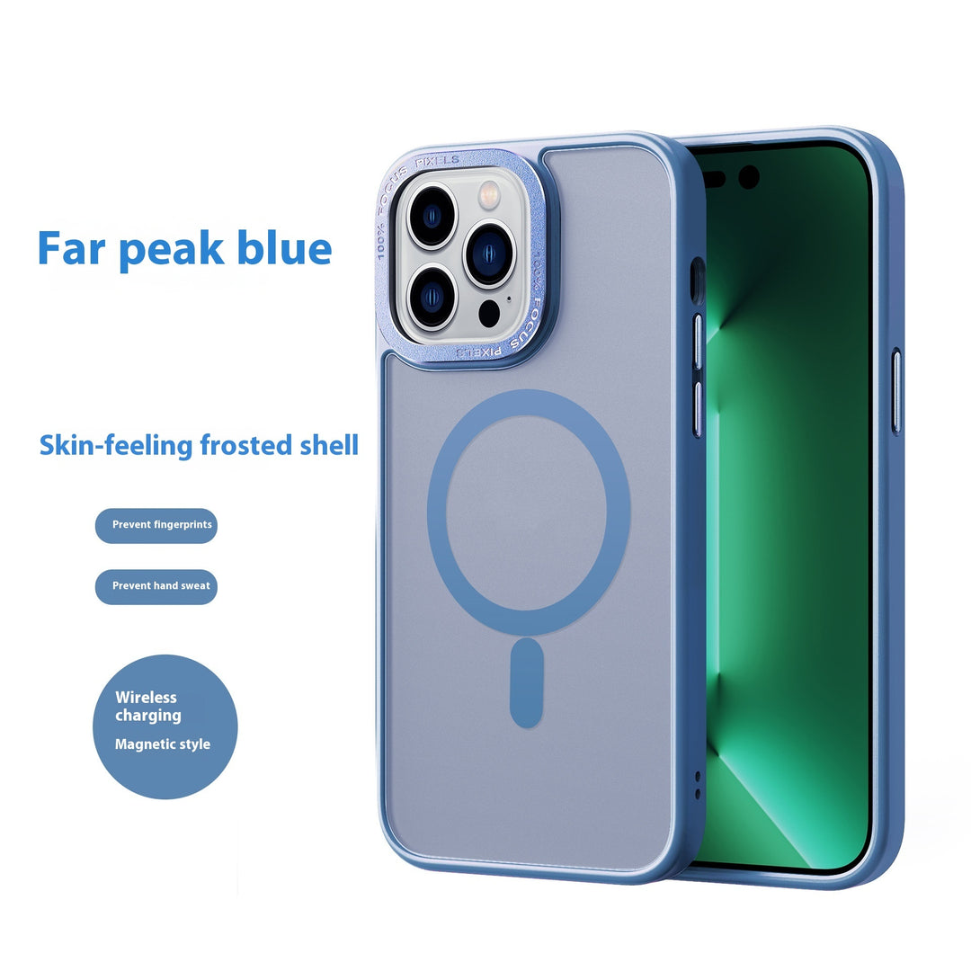 Frosted Skin Feeling Metal Magnetic Protective Case