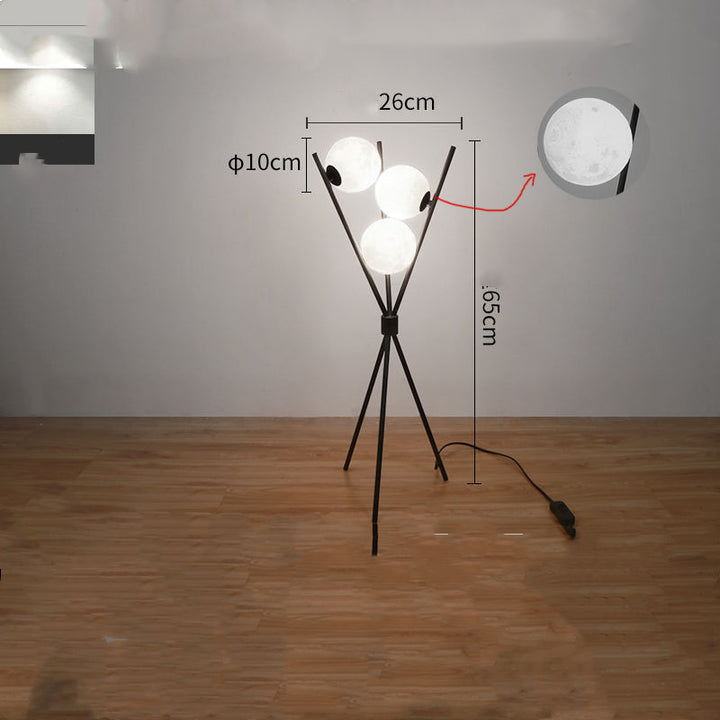Skandinavische Persönlichkeit kreativer Schlafzimmer minimalistische Lampen