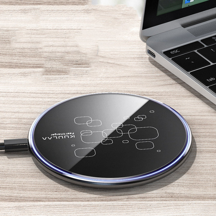 Încărcător wireless disc desktop ultra-subțire de încărcare rapidă telefon mobil încărcător wireless