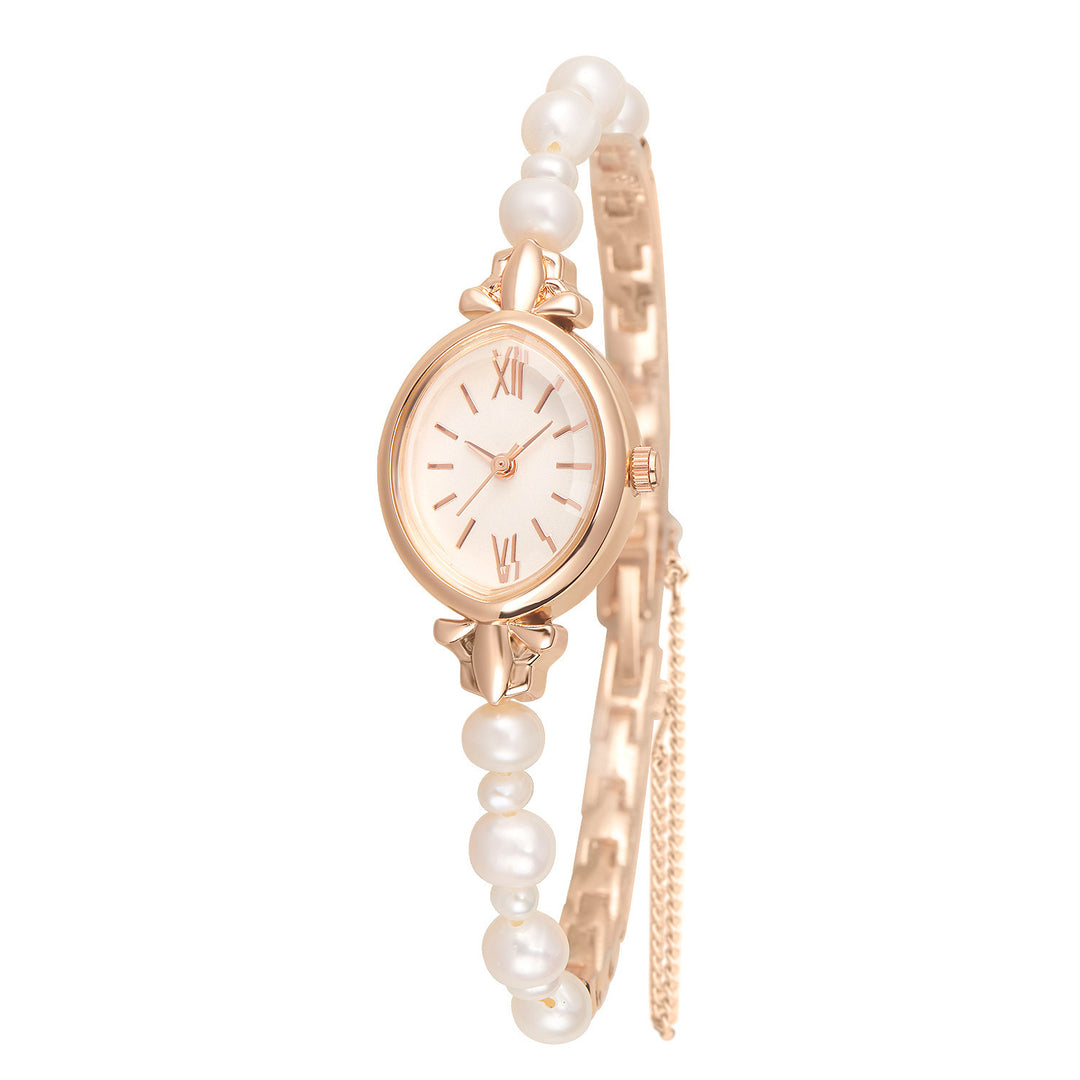 Moda Women's Watch Natural Freshwater Pearl Strap