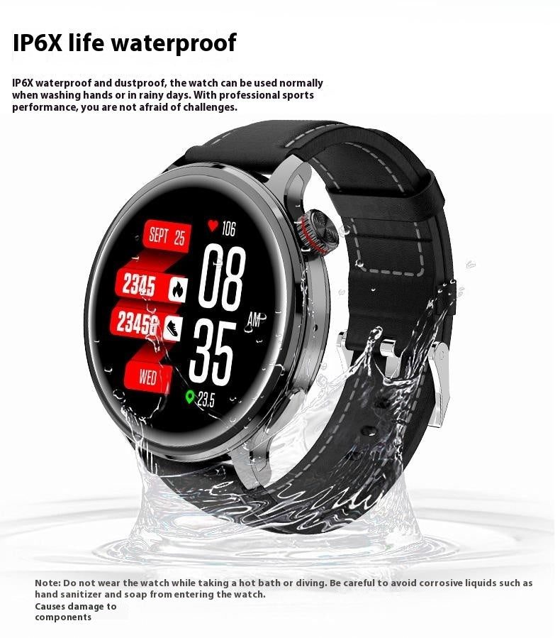 Chiama il pagamento sanitario HD Navigation Waterproof Smart Watch