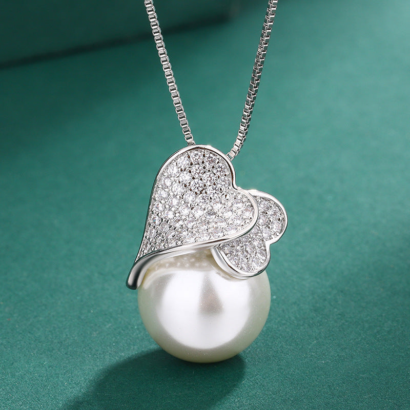 Jewelry Suit Natural Freshwater Pearl Pendant