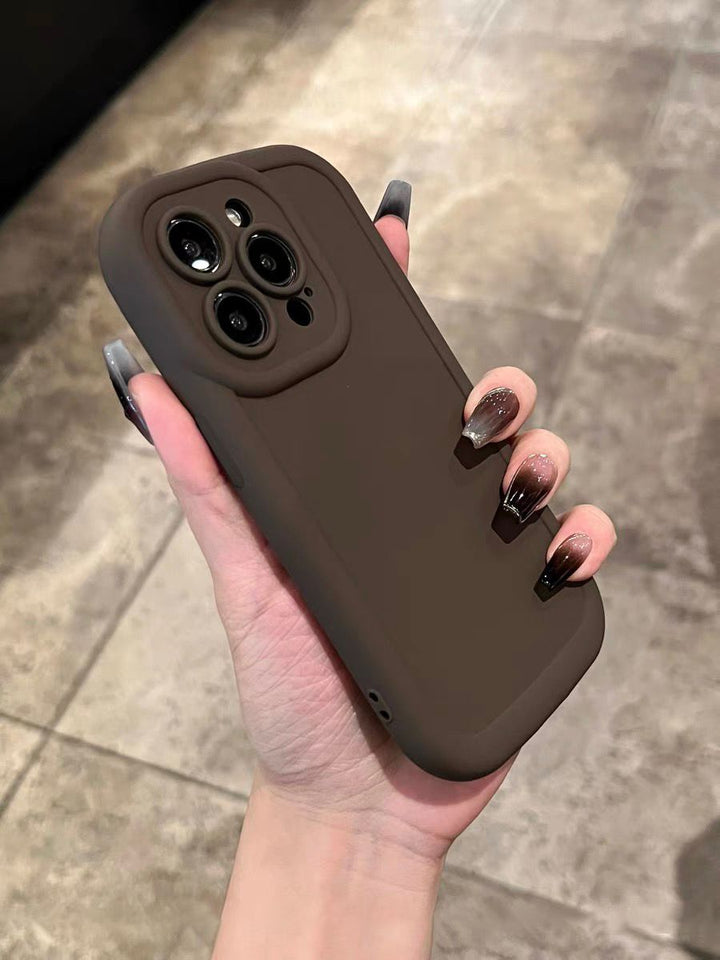 Simple Solid Color Anti Drop Premium Phone Case