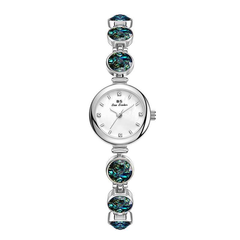 Glow Rough Stone Ins Malachite Colorida Women's Watch