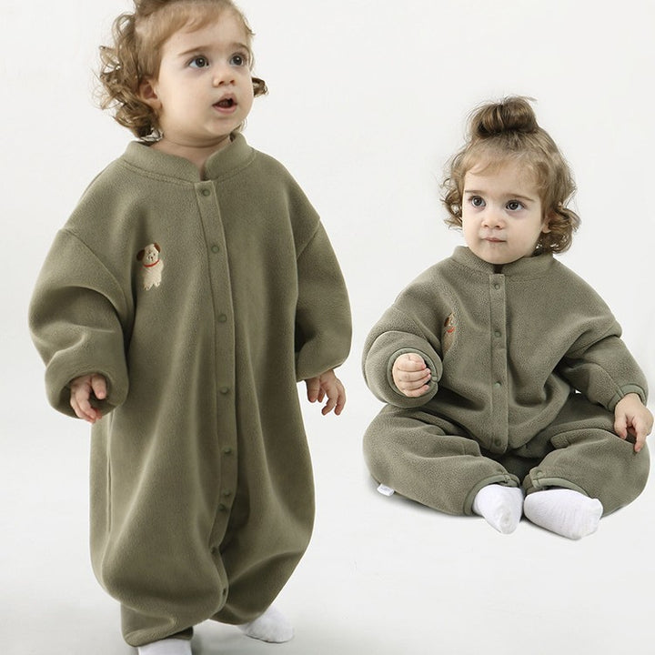 Pijamale îngroșate haine de iarnă pentru bebeluși