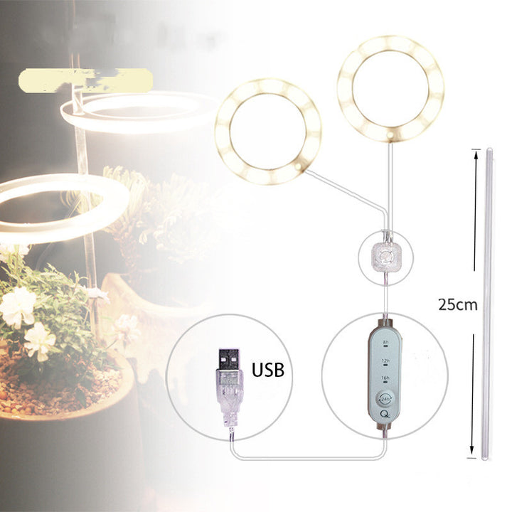 LED GROW LICHT Volledig spectrum Phyto Grow Lamp USB Phyto -lamp voor planten groeifelverlichting voor binnenplant