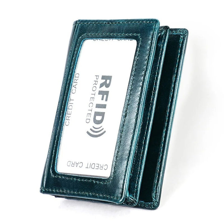 Cuir anti-magnétique RFID Antift Swiping Modifier le support de carte de package de document