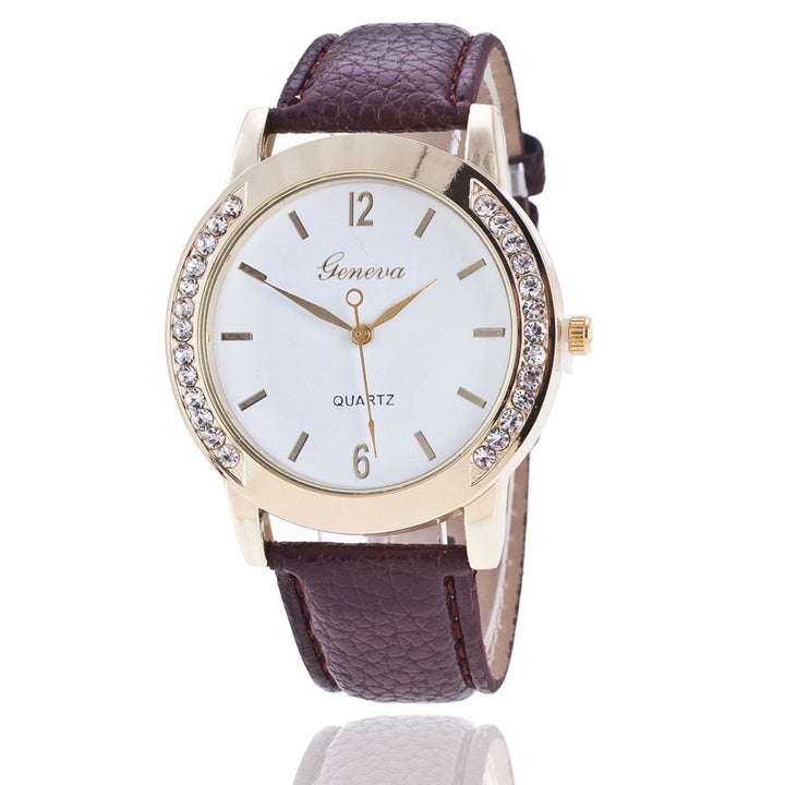 Genebra Diamond Quartz Watch Women