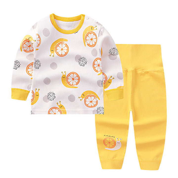 赤ちゃんの秋の服は綿の赤ちゃんの下着をスーツにします