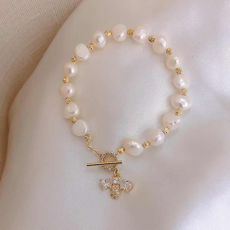 Women's Minimalist High-end Freshwater Pearl Bracelet