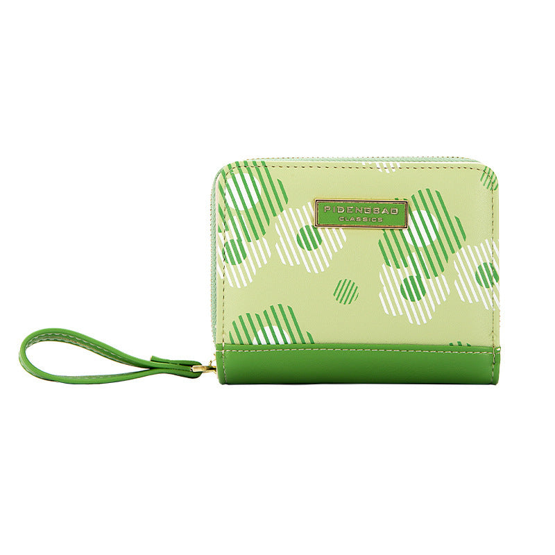 Nova Carteira de Flor Flor Creative Flower Zipper