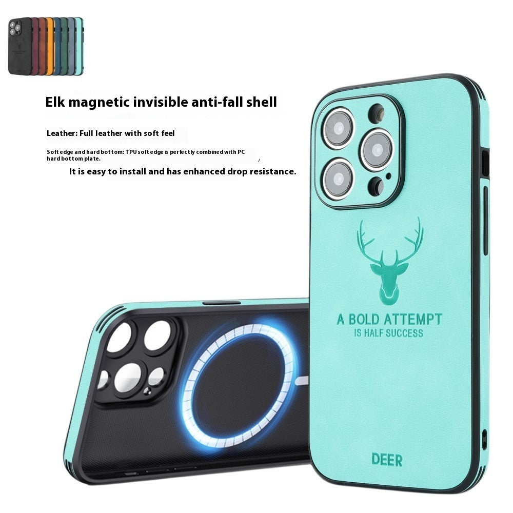 16 Serie Magnetic Lading Moose Head Printing Phone Hülle