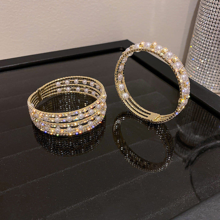 Pearl Opening Bracelet Ins Special-interest Design