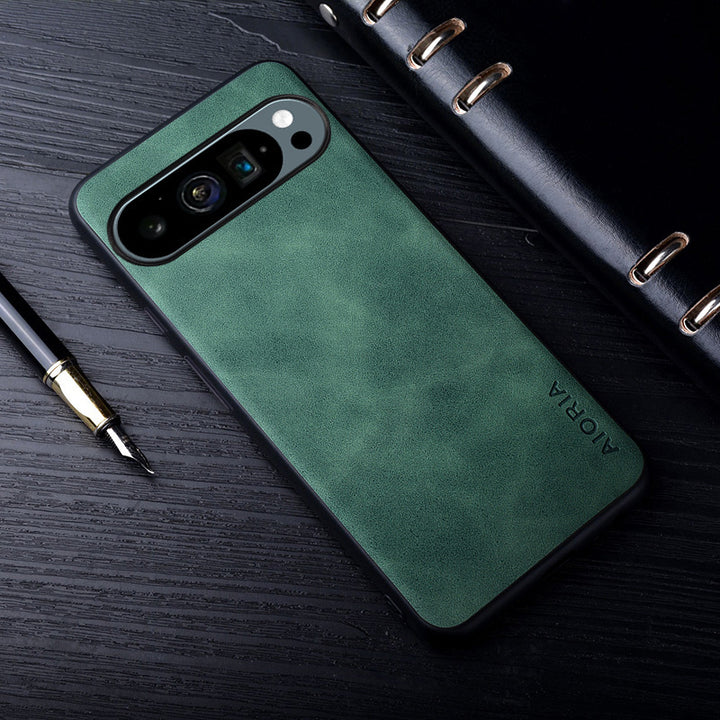 Para Google Pixel 9 Pro Pixel 8A Case de telefone de pele de carneiro