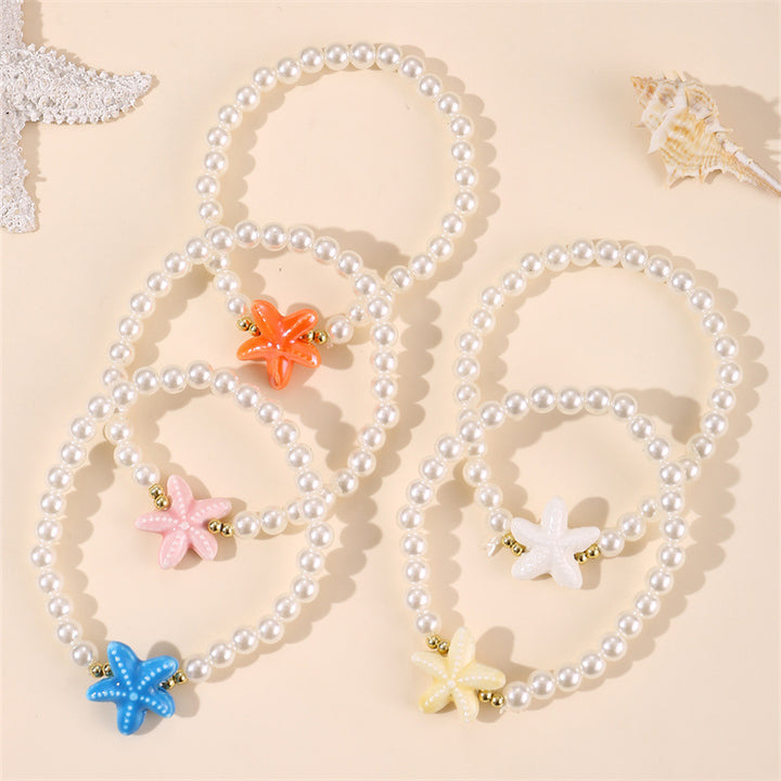 Pearl Armband Starfish Ocean Style Alloy Armband