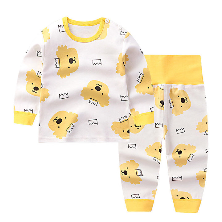 Roupas de outono para bebês terno de roupas íntimas de bebê de algodão