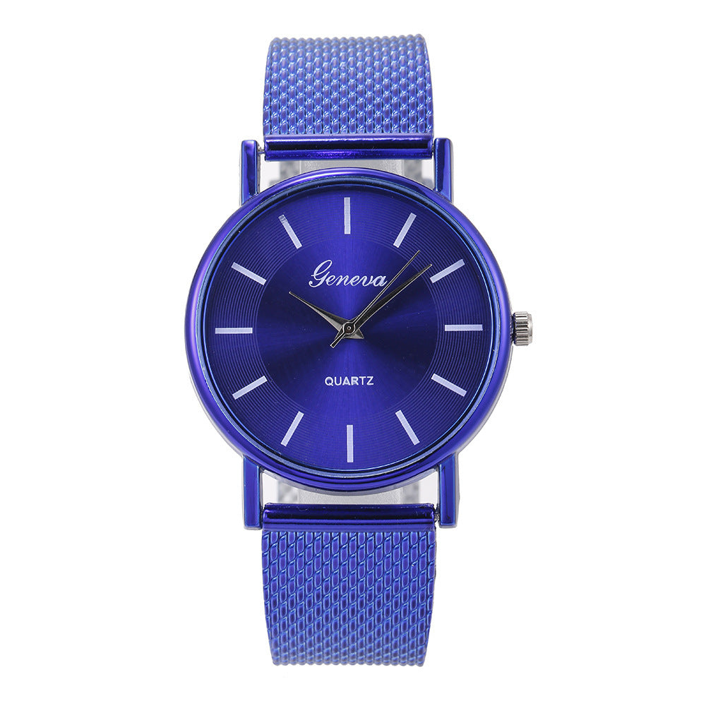 Mesh Quartz Par Neva Watch Female