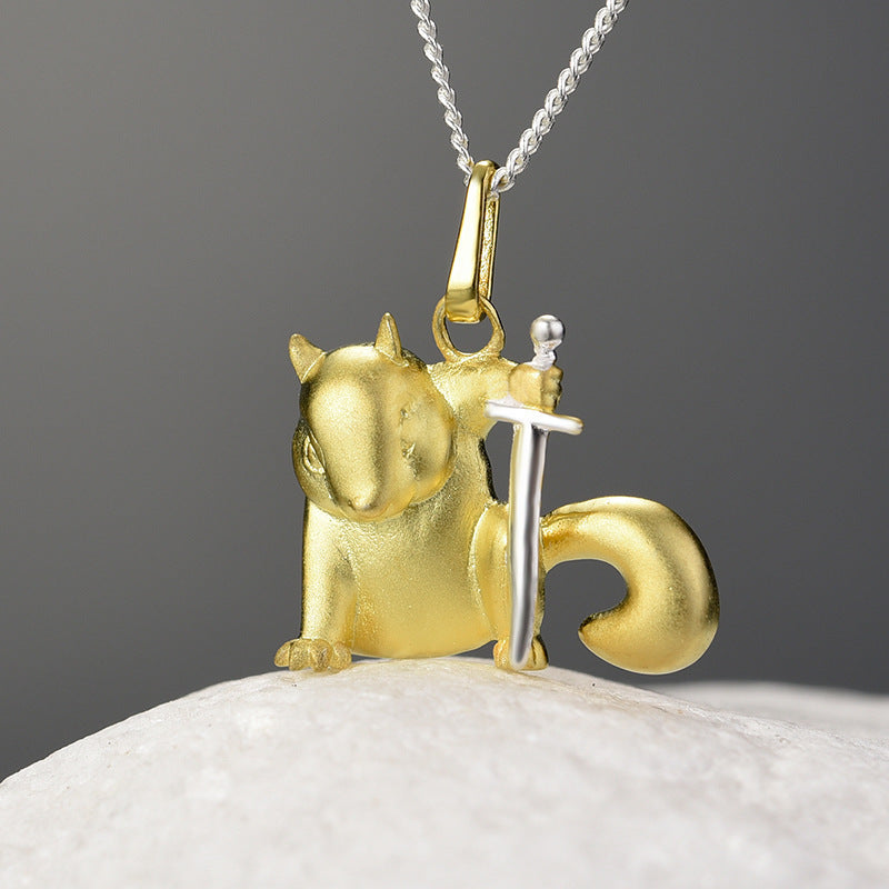 Creative National Style Warlord Squirrel Pendant Martial Arts Mouse Pendant