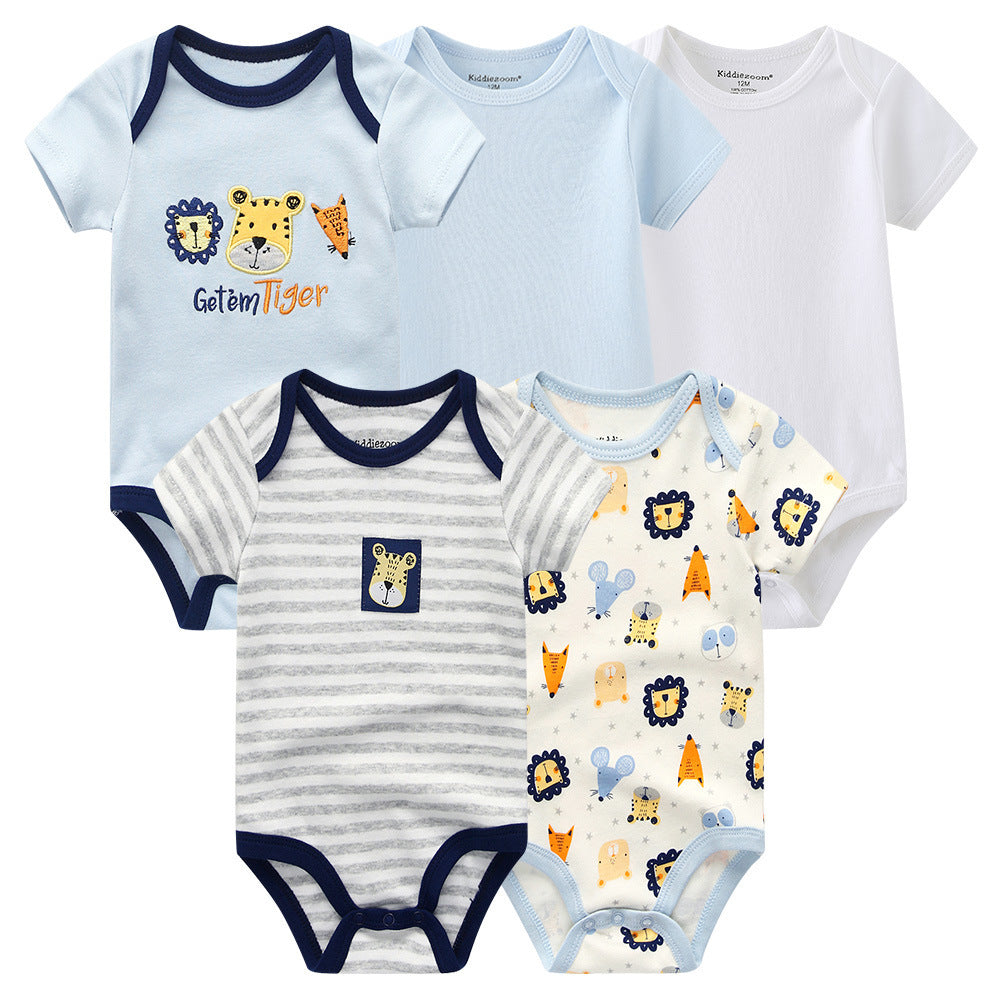Vêtements pour bébés Triangle de coton pur Rompers One-pièce