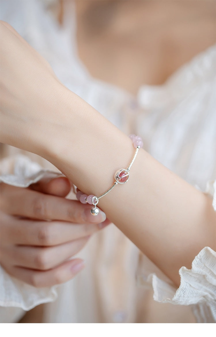 S925 Сребърен ръчно изработен Xingx Bell Bracelet Girl Heart