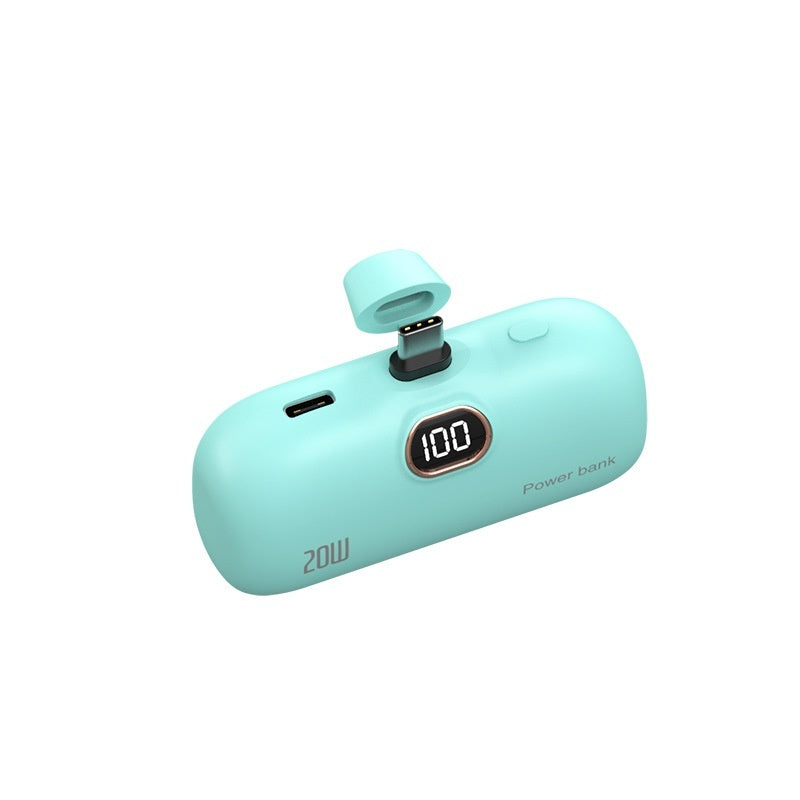 Banque d'alimentation de capsule sans fil de poche petite banque d'alimentation de source d'alimentation portable mini charge rapide