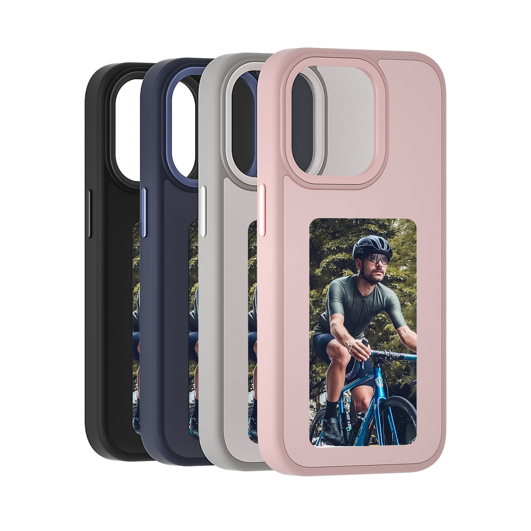 Four-color Display Screen Phone Case Screen Pattern Ai Ink Bottle Protective Cover