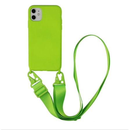 Compatible avec Apple ,  Couleur solide simple adaptée à la lanière de la sangle de sangle de sangle de téléphone mobile