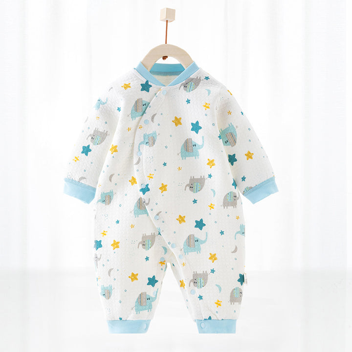 Bumbac Clip Termal Silk Onesie nou -născuți haine pentru bebeluși