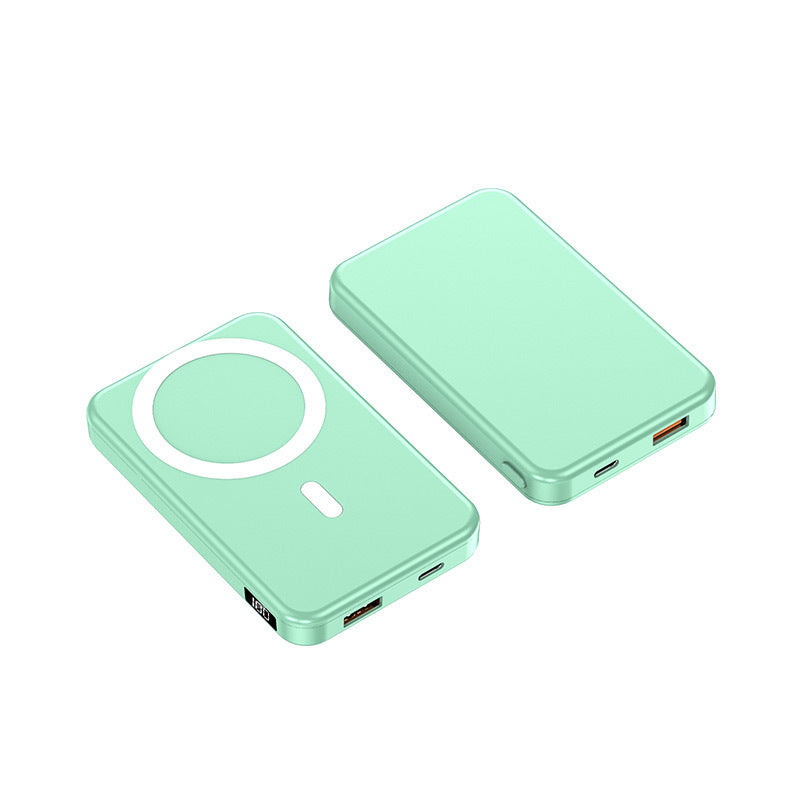 Small Portable Power Bank Magnetic Absorption Wireless Fast Charge