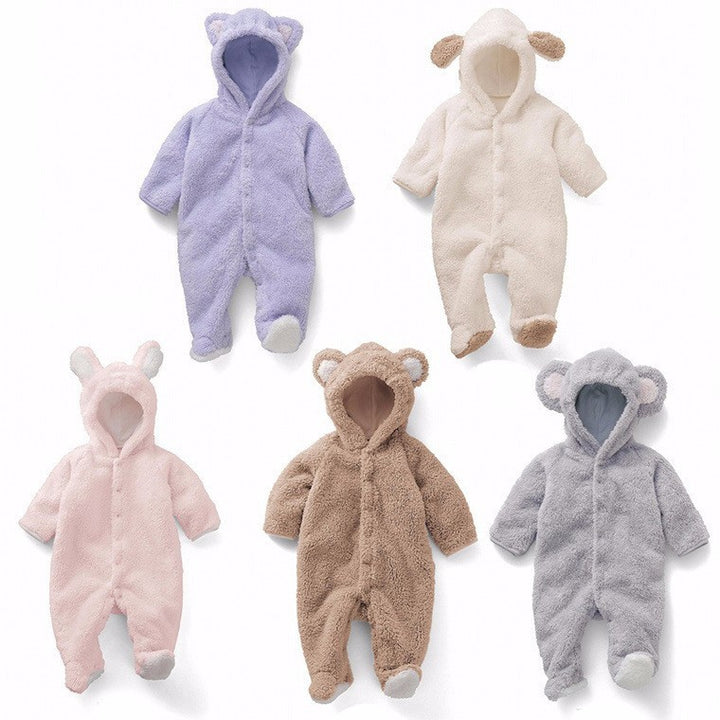 Romper pentru animale de urs pentru bebeluși, copii matlasate de toamnă și de iarnă pentru copii