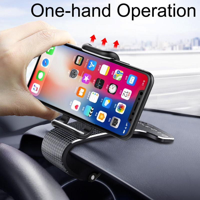Car Phone Holder Snap-on Dashboard Car Clip