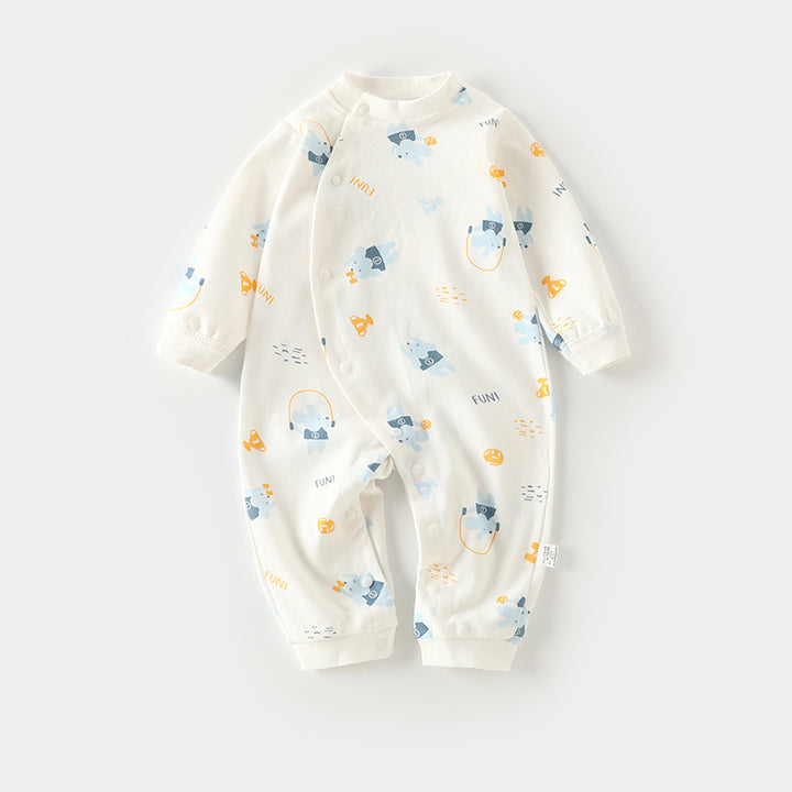 Sonbahar İnce Bebek Pijamaları ve Bebek Onesies
