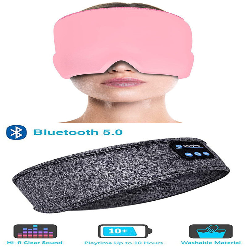Cuffie a letto Bluetooth Wireless Bluetooth Canda a testa sottile Soft Elastic comodo Music Ear Phones Maschera per gli sport per dormiente laterale