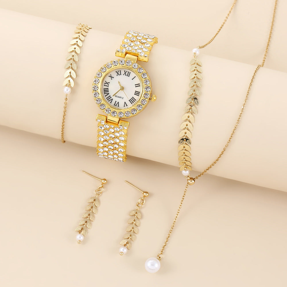 Breathnaíonn Diamond Women Faisean Só Faisean Grianchloch Bracelet Watch Watch do Mhná