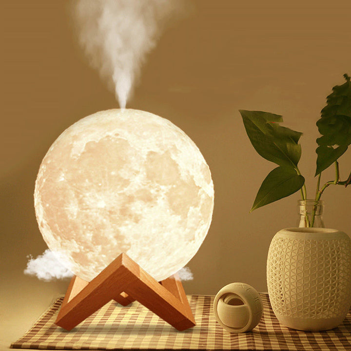 Humidificateur lunaire Night Light Chambre Aromatherapie Aromathérapie hydratante Dormitory Dormitory Moute Creative Gift