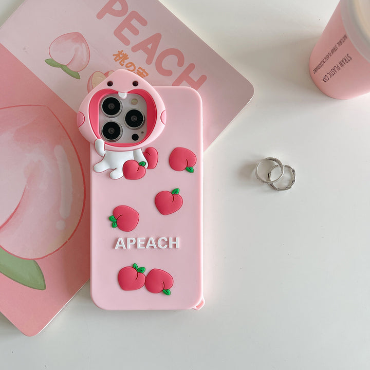 Phone Case Applicable Three-dimensional Silicone