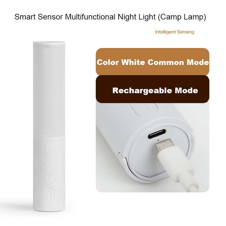 Novo estilo Smart Human Body Induction Motion Sensor LED Night Light for Home Bed Cozinha Armário de Armário de guarda -roupa Lâmpada de parede