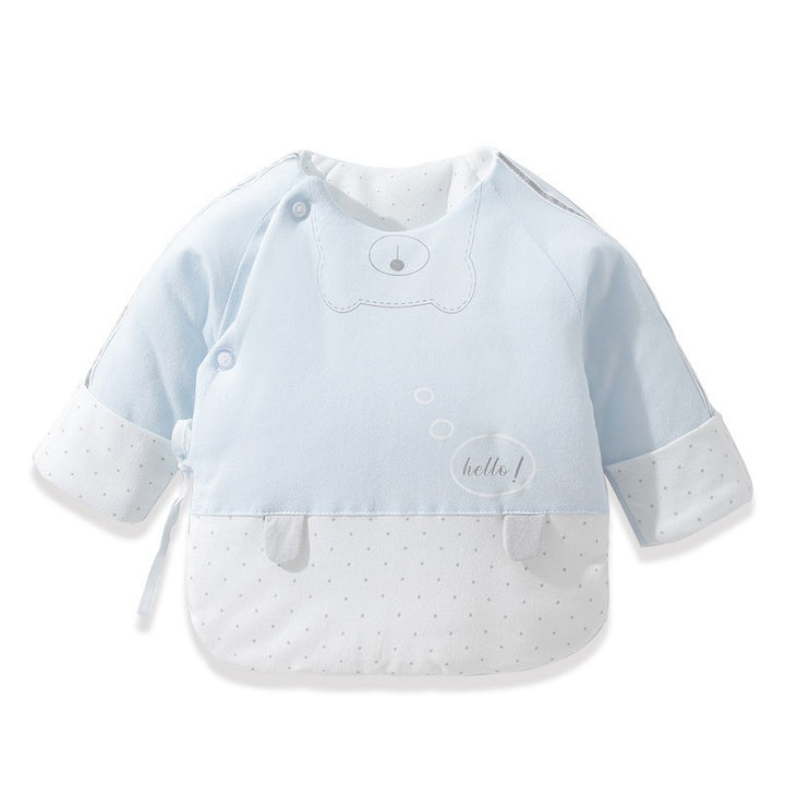 冬の生まれたばかりの赤ちゃんのためのハニハーフバック服