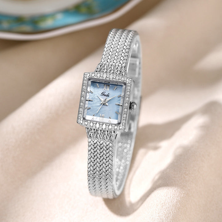 Niche Fritilary Light Luxury Square Plate étanche Quartz Watch