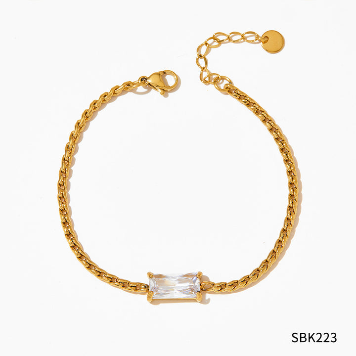 Bracelet de collier de clavicule simple et américain féminin et américain