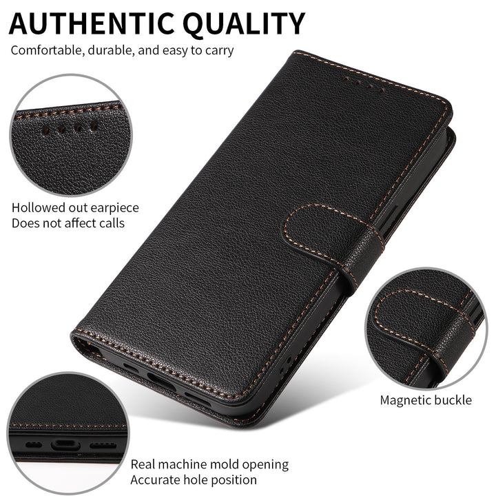 Anti-theft Swiping Mobile Phone Protective Leather Cover