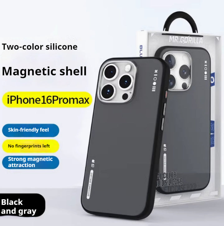 Carcasă de telefon cu silicon lichid magnetic anti -picături soft