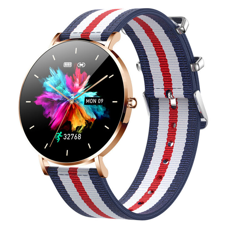 T8 Women's Thin Smart Call Watch Heart Rate And Blood Pressure Monitoring