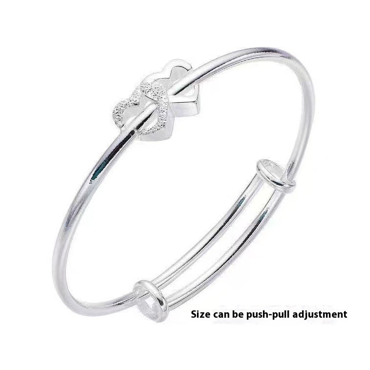 Hart-tot-hart-armband push-pull verstelbaar