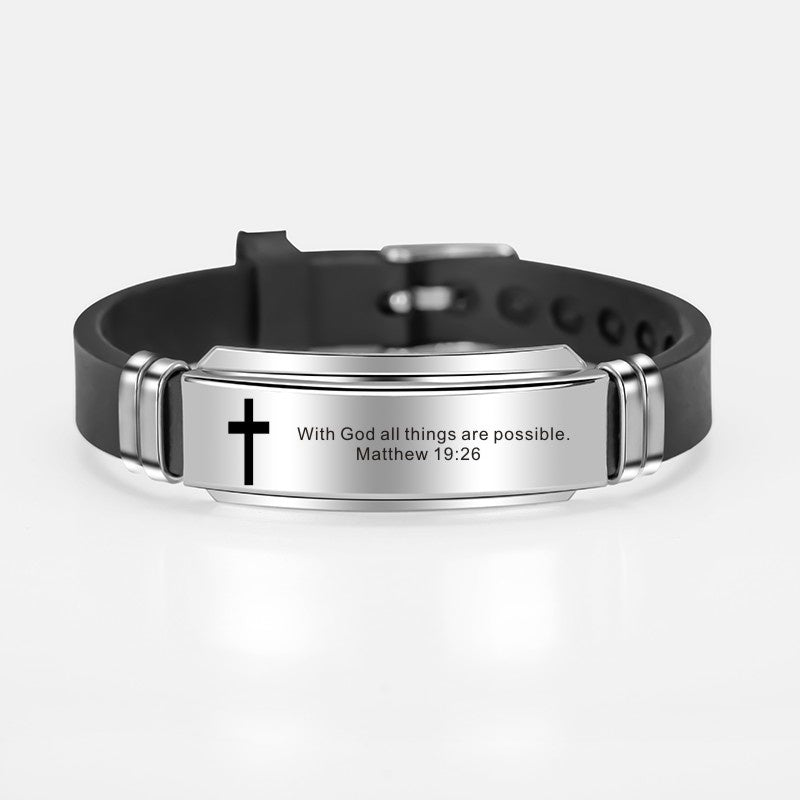 Versets bibliques classiques psaumes bracelet bracelet bijoux chrétiens