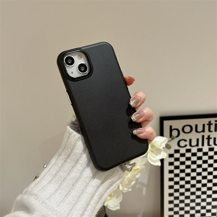 Simple Leather Material Suitable For 15promax Phone Case