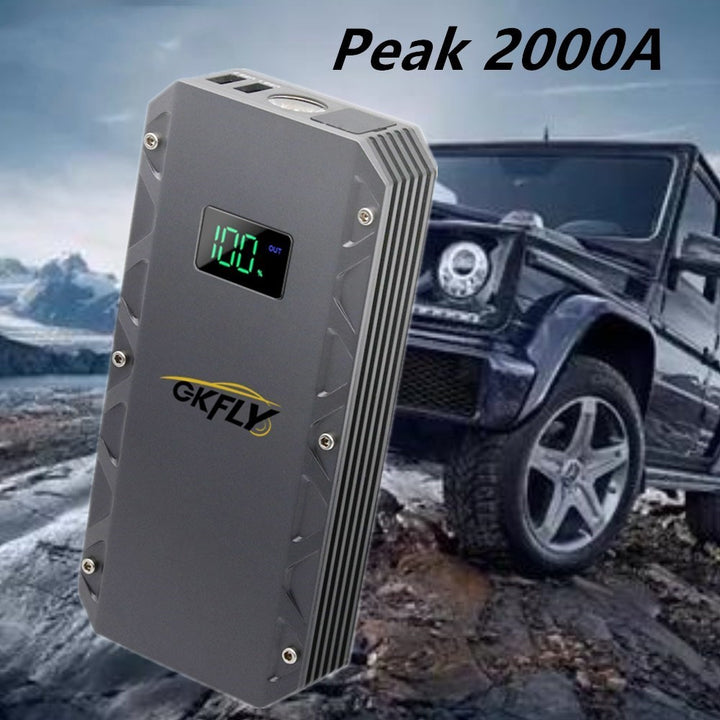 GKFLY 2000A Auto Starter Car Battery Booster LED CAR ST